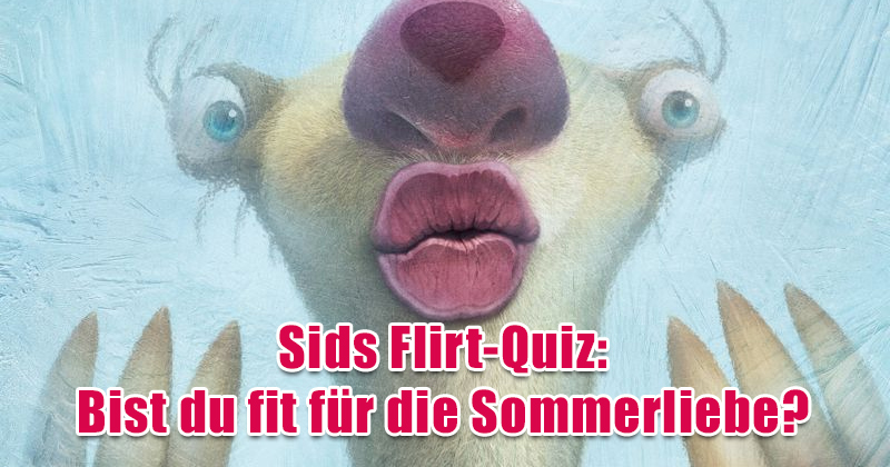 Sids Flirt-Quiz - Bist du fit für die Sommerliebe?