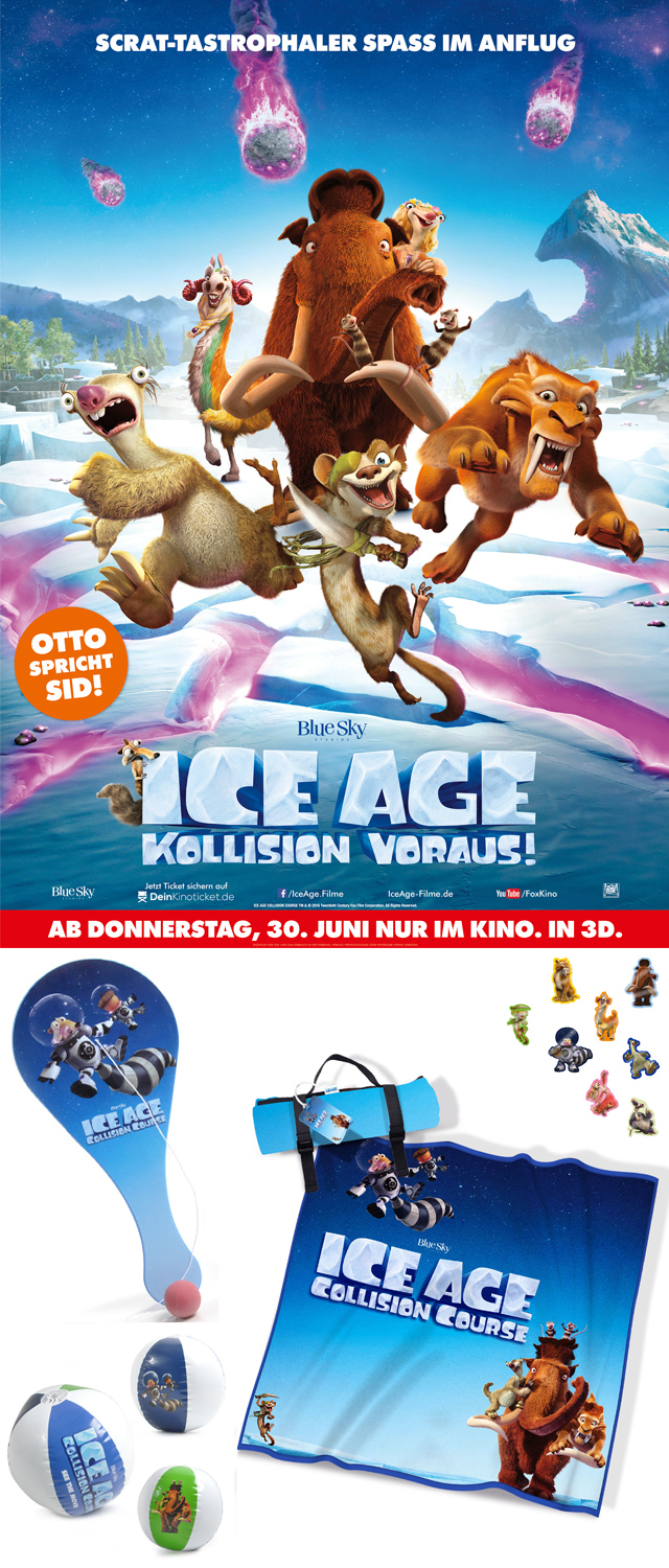 Bild 1:Eiskalt absahnen in unserem "Ice Age 5 - Kollision voraus!"-Gewinnspiel!