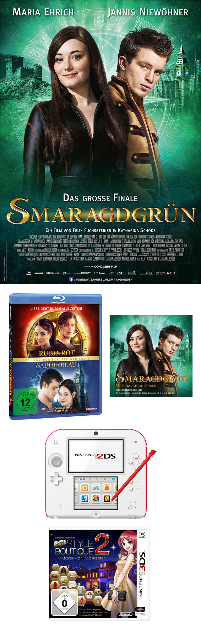 Bild 1:Fans aufgepasst: Nintendo 2DS und tolle "Smaragdgrün"-Preise gewinnen! Bild 1:Fans aufgepasst: Nintendo 2DS und tolle "Smaragdgrün"-Preise gewinnen!