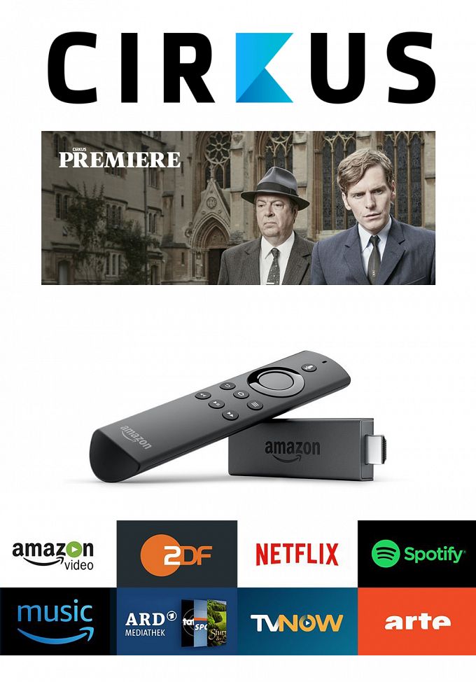 Bild 1:2 Amazon Fire TV Sticks zum Start von Cirkus gewinnen!