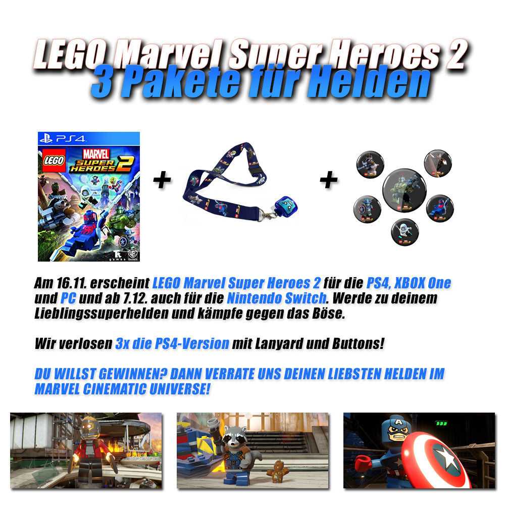 Bild 1:Gewinnt 3x "LEGO Marvel Super Heroes 2" samt Goodies!
