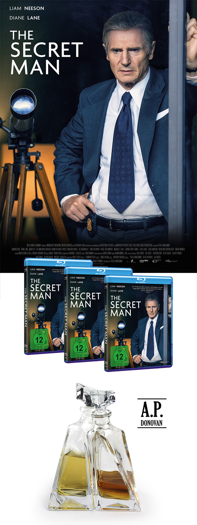Bild 1:Gewinnt 2 hochwertige Whisky-Karaffen zum Heimkinostart von "The Secret Man"! Bild 1:Gewinnt 2 hochwertige Whisky-Karaffen zum Heimkinostart von "The Secret Man"!