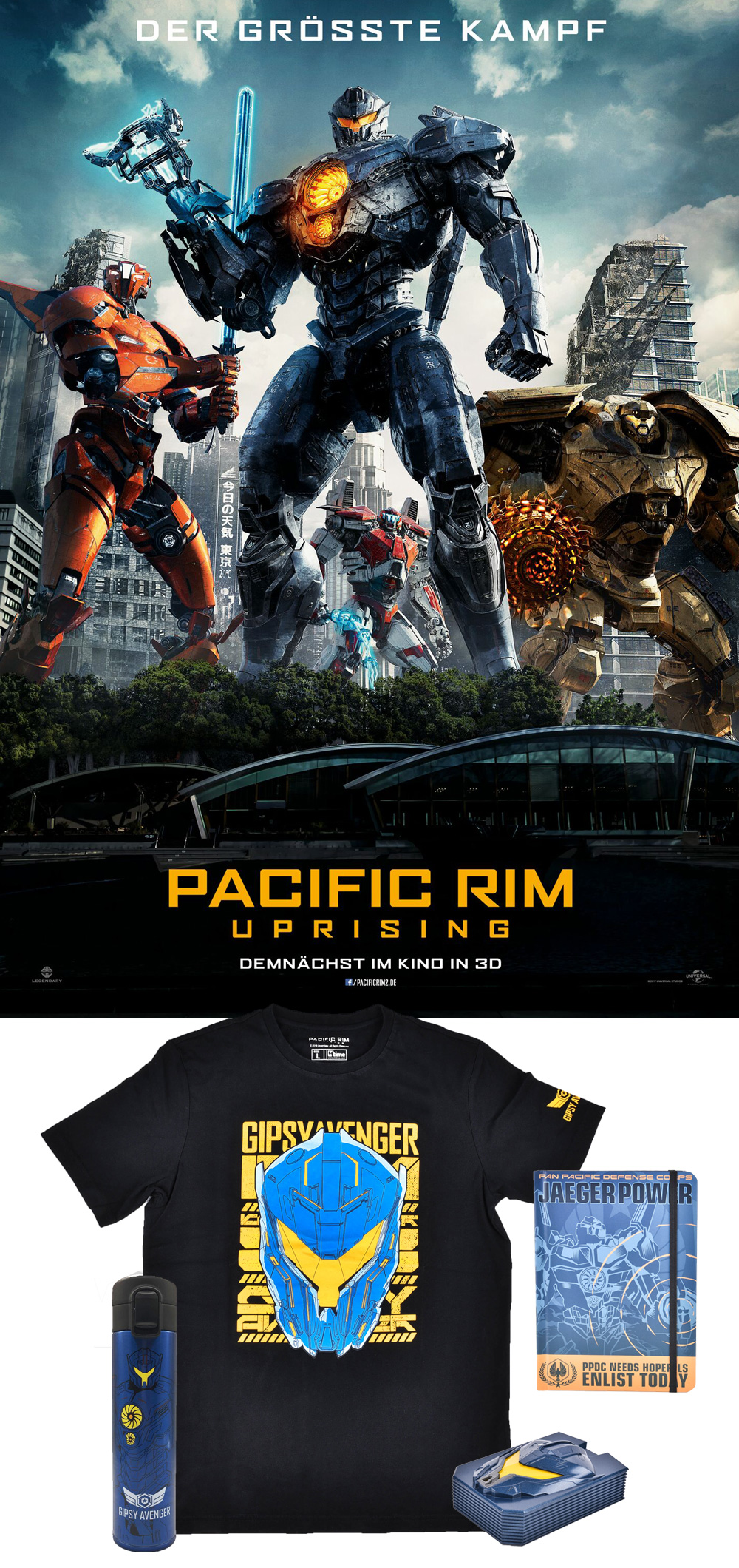Bild 1:Gewinnspiel zum Kinostart von "Pacific Rim 2 - Uprising"! Bild 1:Gewinnspiel zum Kinostart von "Pacific Rim 2 - Uprising"!