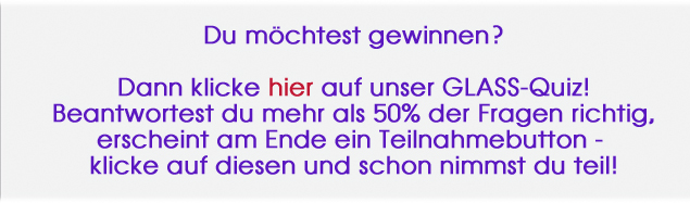 Bild 2:Drei Pakete im "Glass"-Gewinnspiel gewinnen!
