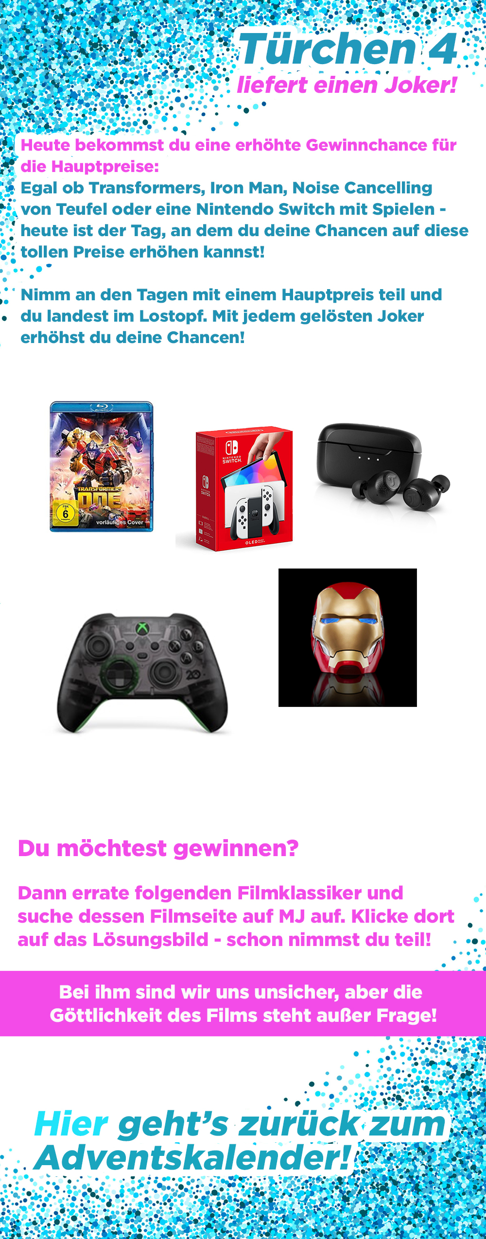 Bild 1:Adventskalender 2024 - Tag 4