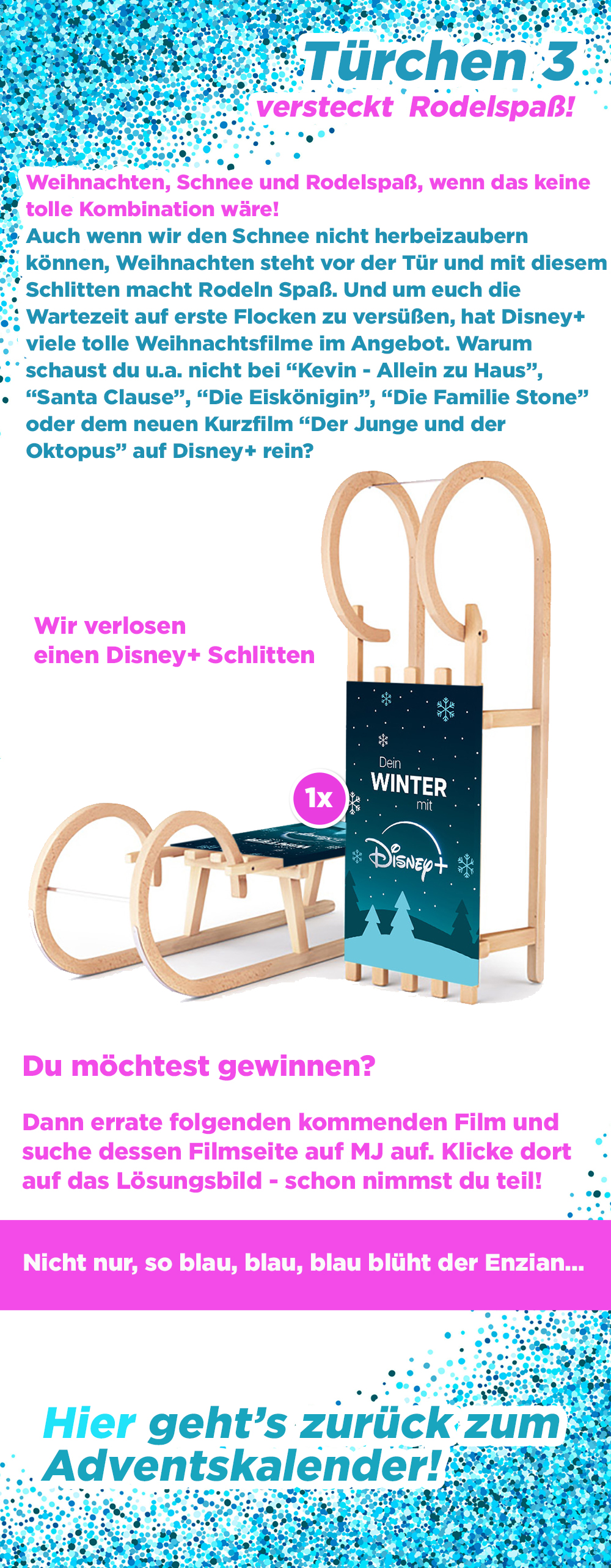 Bild 1:Adventskalender 2024 - Tag 3