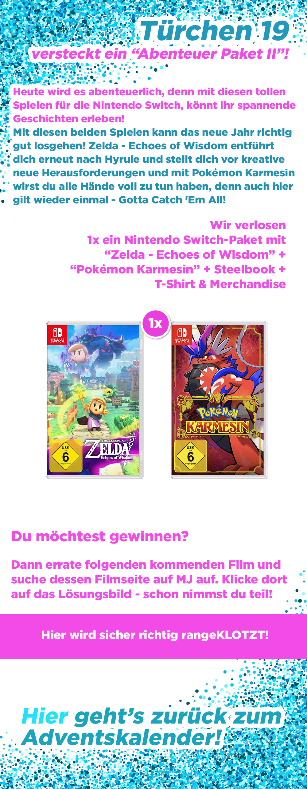 Bild 1:Adventskalender 2024 - Tag 19
