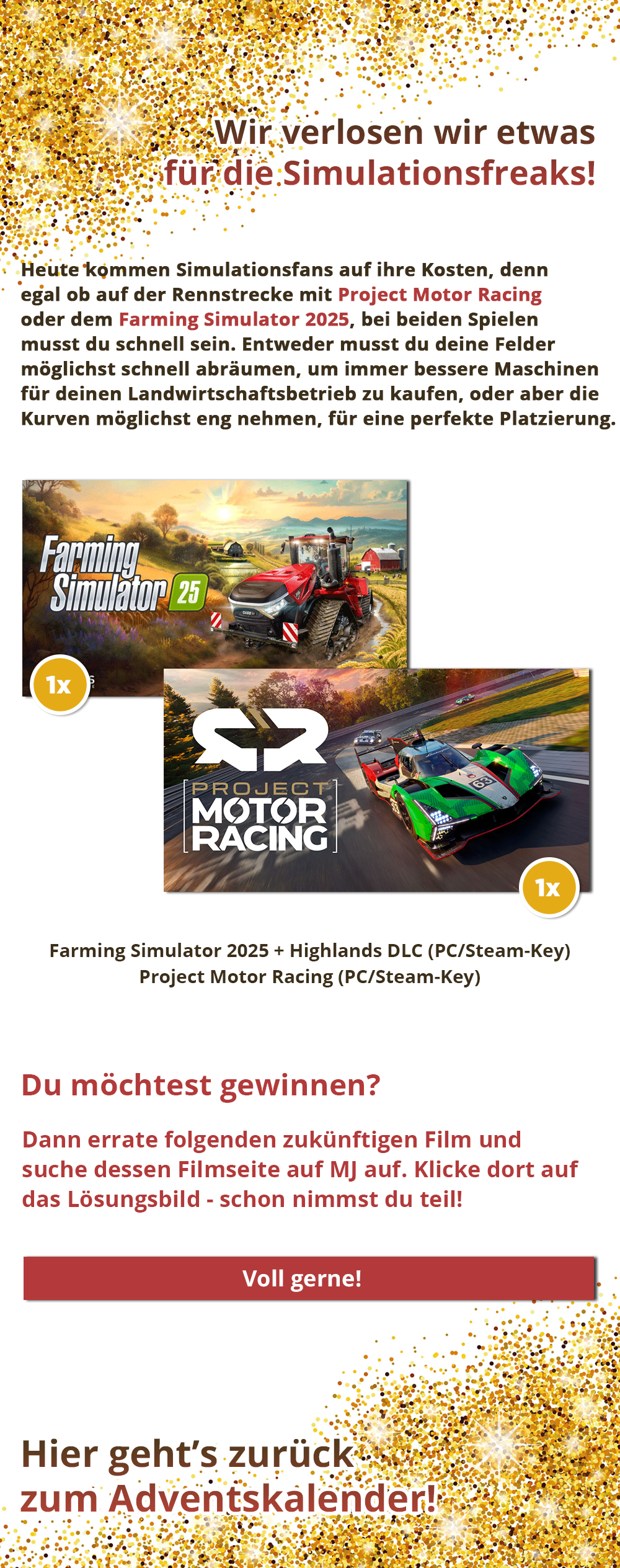 Bild 1:Adventskalender 2025 - Tag 2