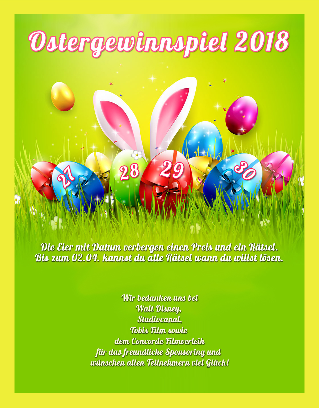 Ostern 2018